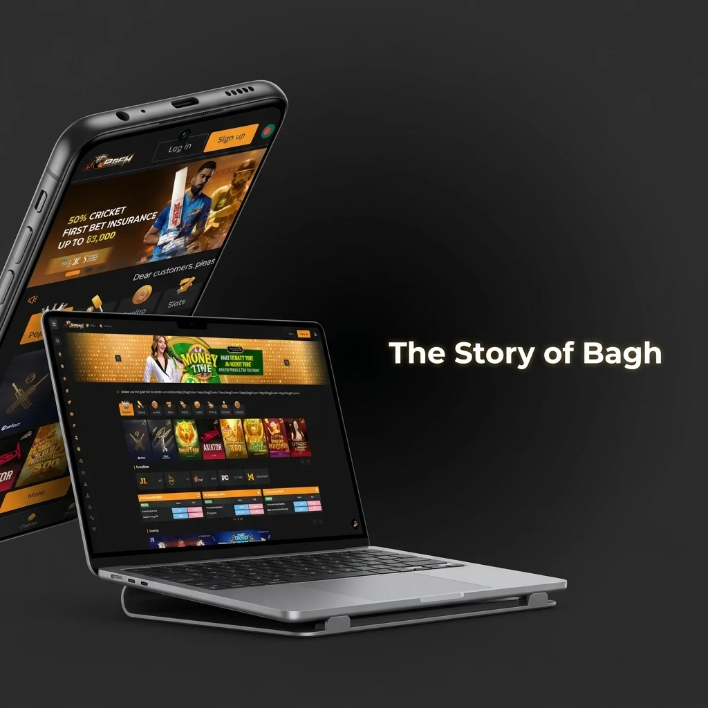 Bagh online betting platform founded 2022, licensed by Curacao Gaming Authority, serving Bangladesh with sports betting and casino games